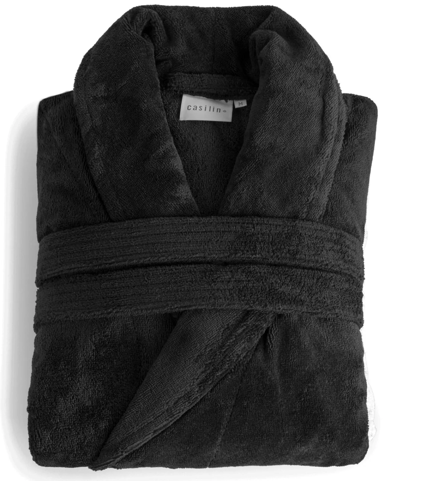 Online Teddy Badjas Zwart Heren Badjassen