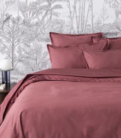 Discount Teophile - Effen hoeslaken in biologisch katoen satijn Hoeslakens