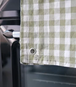 Hot Theedoek van hennep en katoenmix, PASSION VICHY Keuken- & Tafellinnen