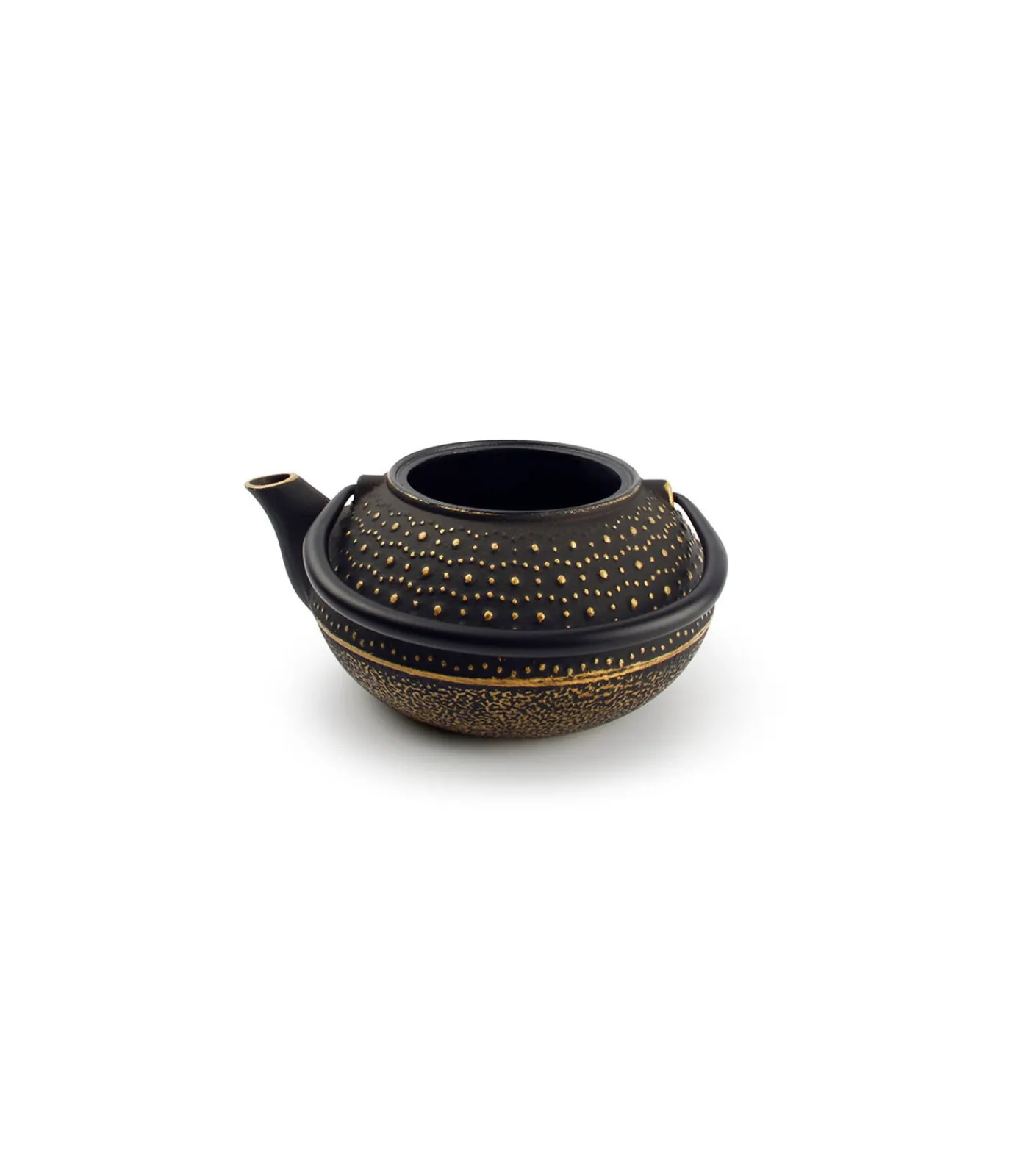Salt&Pepper Theepot 80cl stippen goud/zwart My Tea