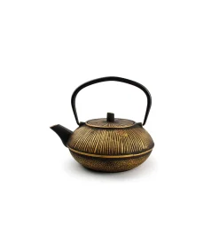 Online Theepot 80cl strepen goud/zwart My Tea Koffie & Thee Maken