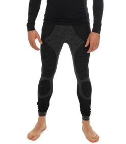 Online Thermo Legging Heren Premium Zwart Melange Heren Thermisch Ondergoed