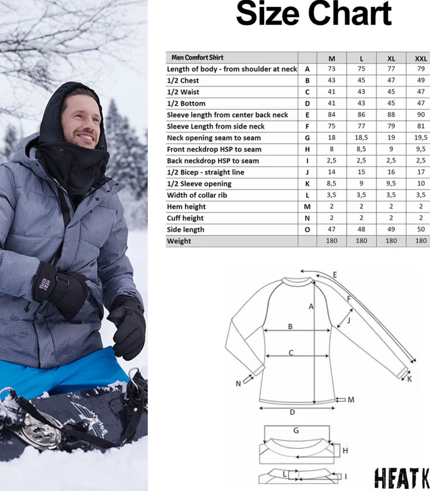 Clearance Thermoshirt Lange Mouw Heren Comfort Heren Thermisch Ondergoed