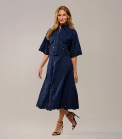 Discount Therry Rok Navy DAMES Rokken