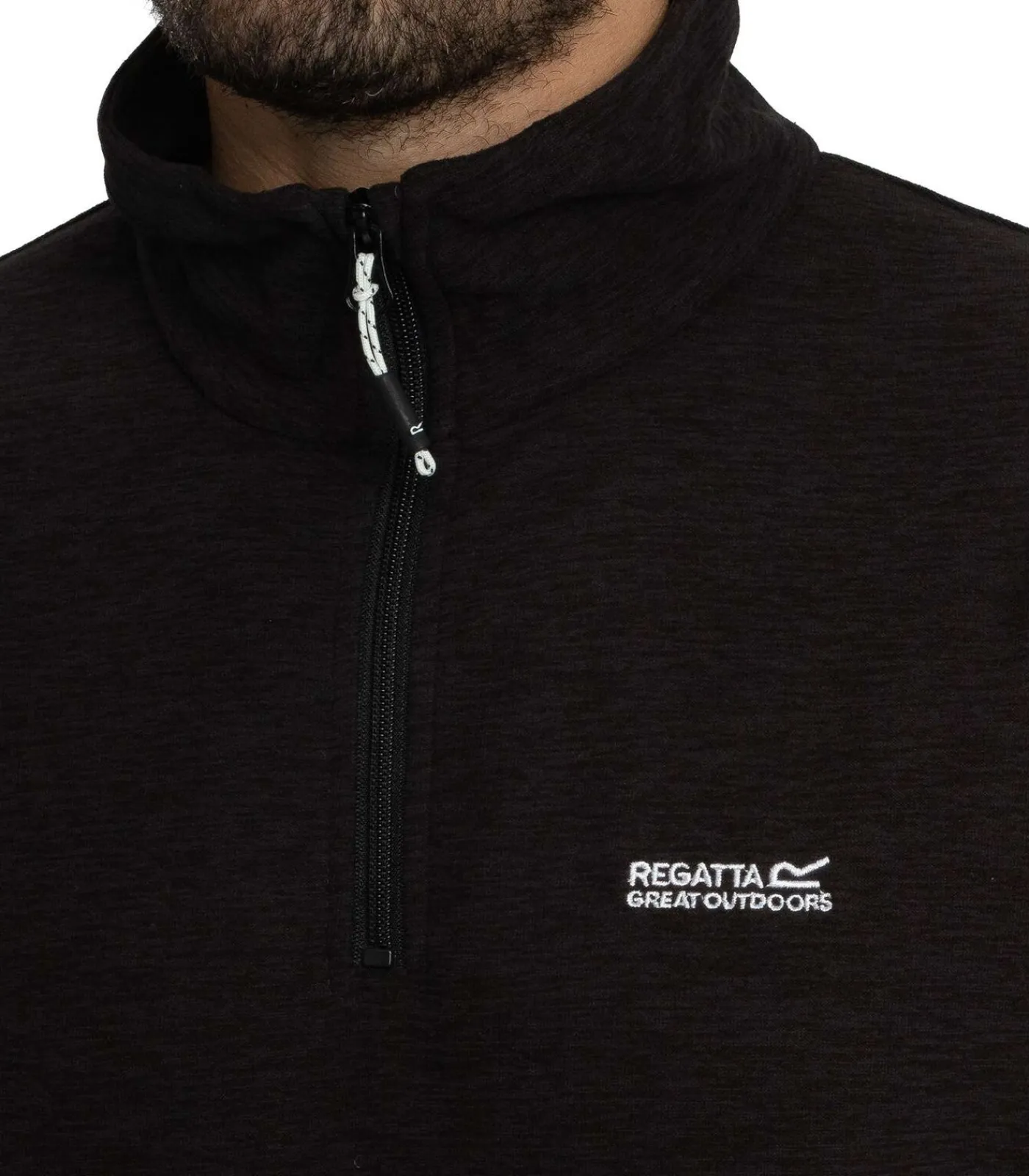 Sale Thompson Marl Fleece Met Halve Rits Heren Truien & Cardigans