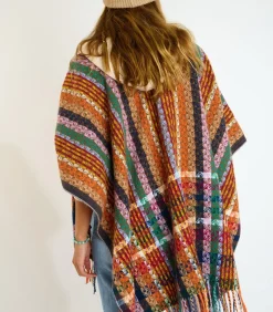 Clearance THURZA BIGBEAR Multicolour Poncho DAMES Truien & Cardigans