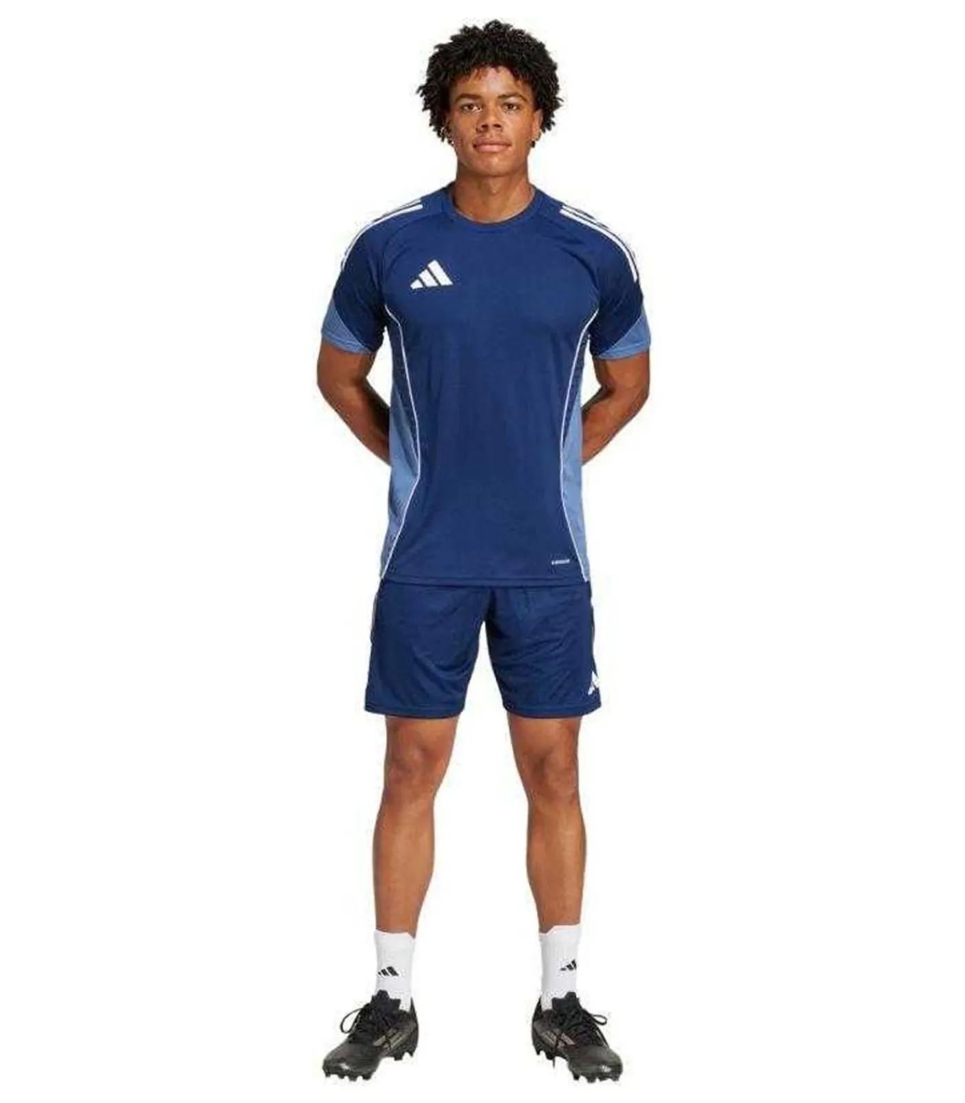 Heren Adidas TIRO 25 COMPETITION - Korte Broek - Marineblauw