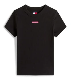 Hot Tjw Slim Script Label Ss Tee Ext DAMES T-Shirts & Tops