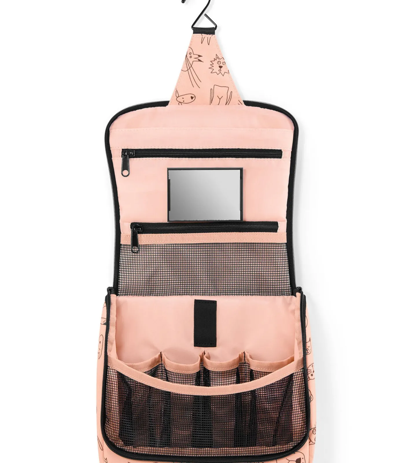 reisenthel Toiletbag - Toilettas - Cats&Dogs Rose Roze