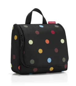 Sale Toiletbag - Toilettas - Dots Zwart Toilettassen