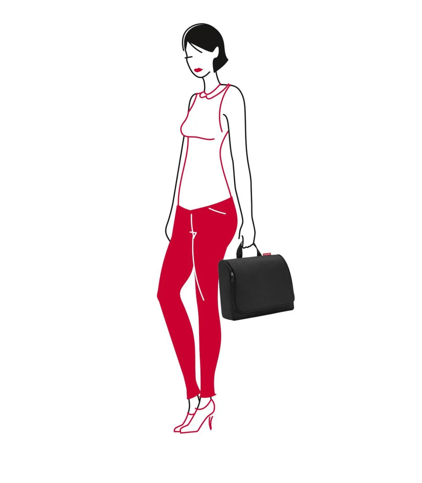 reisenthel Toiletbag XL - Toilettas - Zwart