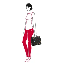 Discount Toiletbag XL - Toilettas - Dots Zwart Toilettassen