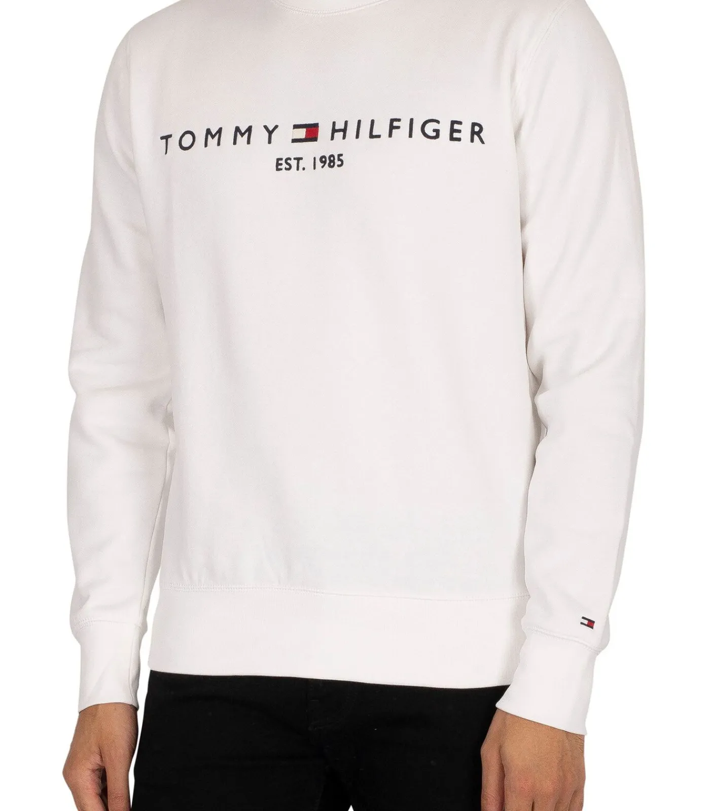 Online Sweater Logo Wit Heren Truien & Cardigans