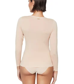 Outlet Top met lange mouwen ESSENTIALS DAMES Onderhemden