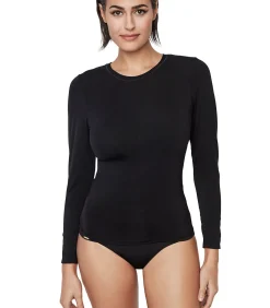 Outlet Top met lange mouwen ESSENTIALS DAMES Onderhemden