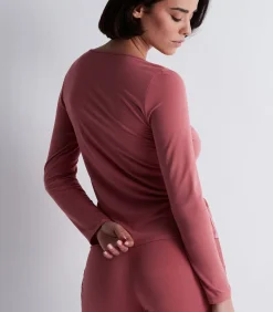 Discount Top met lange mouwen Lazy Days DAMES Onderhemden