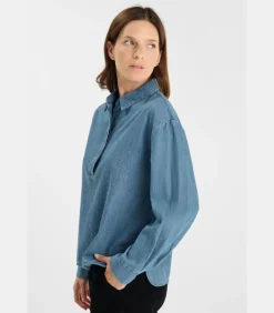 DAMES Le Temps des Cerises Top van jeans ALBERTA