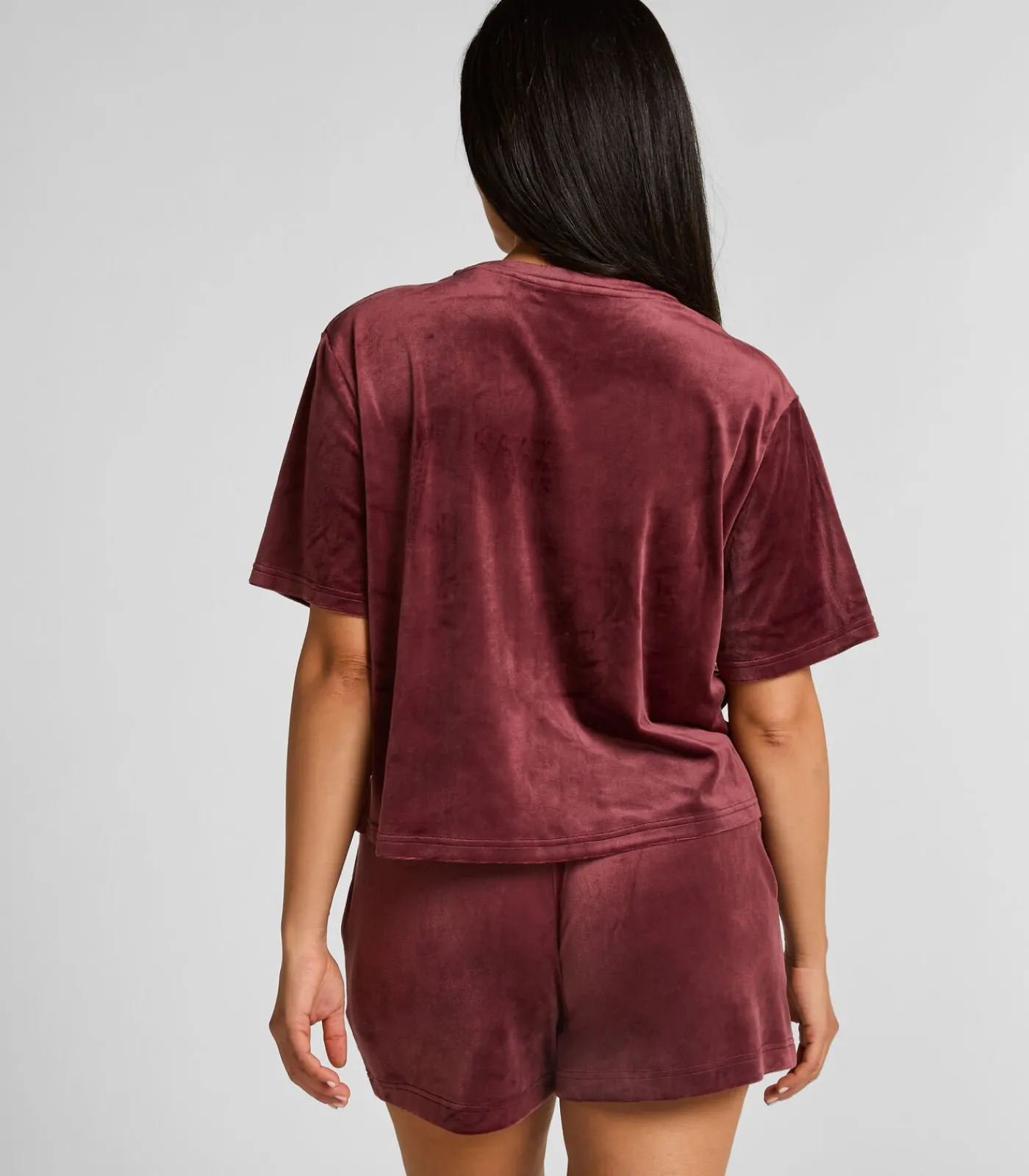 Outlet Top Velours Pocket DAMES Nachtmode