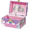Clearance unicorn sieradendoosje muziekdoosje met spiegel en unicorn Kinderen Speelgoed
