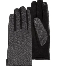 Heren ISOTONER Touchhandschoenen in visgraatwol voor heren