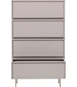 WOOOD Tours Ladekast 4 Lades - Melamine/ MDF - Zand - 102x70x42