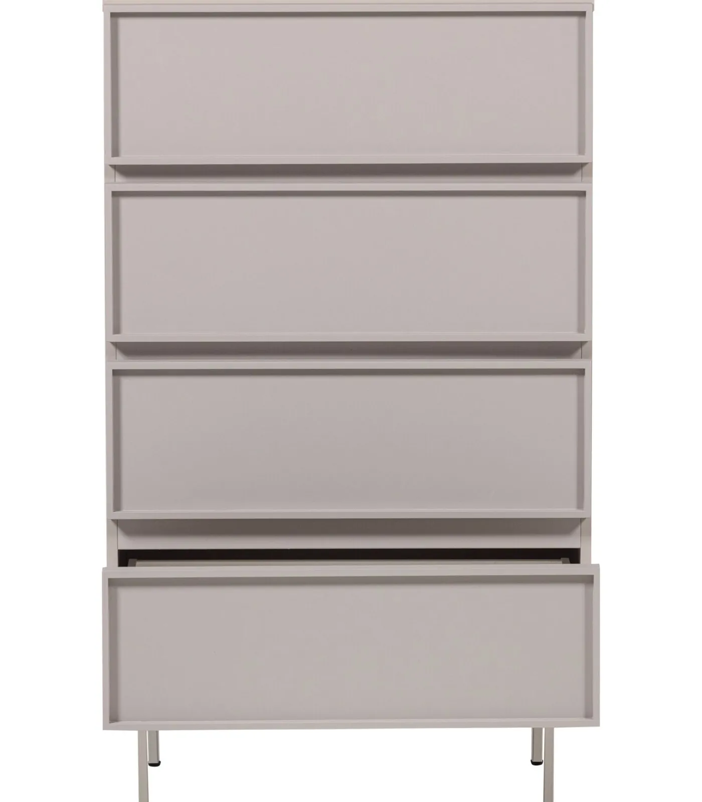 WOOOD Tours Ladekast 4 Lades - Melamine/ MDF - Zand - 102x70x42