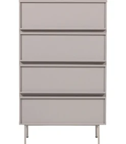 WOOOD Tours Ladekast 4 Lades - Melamine/ MDF - Zand - 102x70x42
