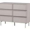 Sale Tours Ladekast 6 Lades - Melamine/ MDF - Zand - 80x120x42 Meubels