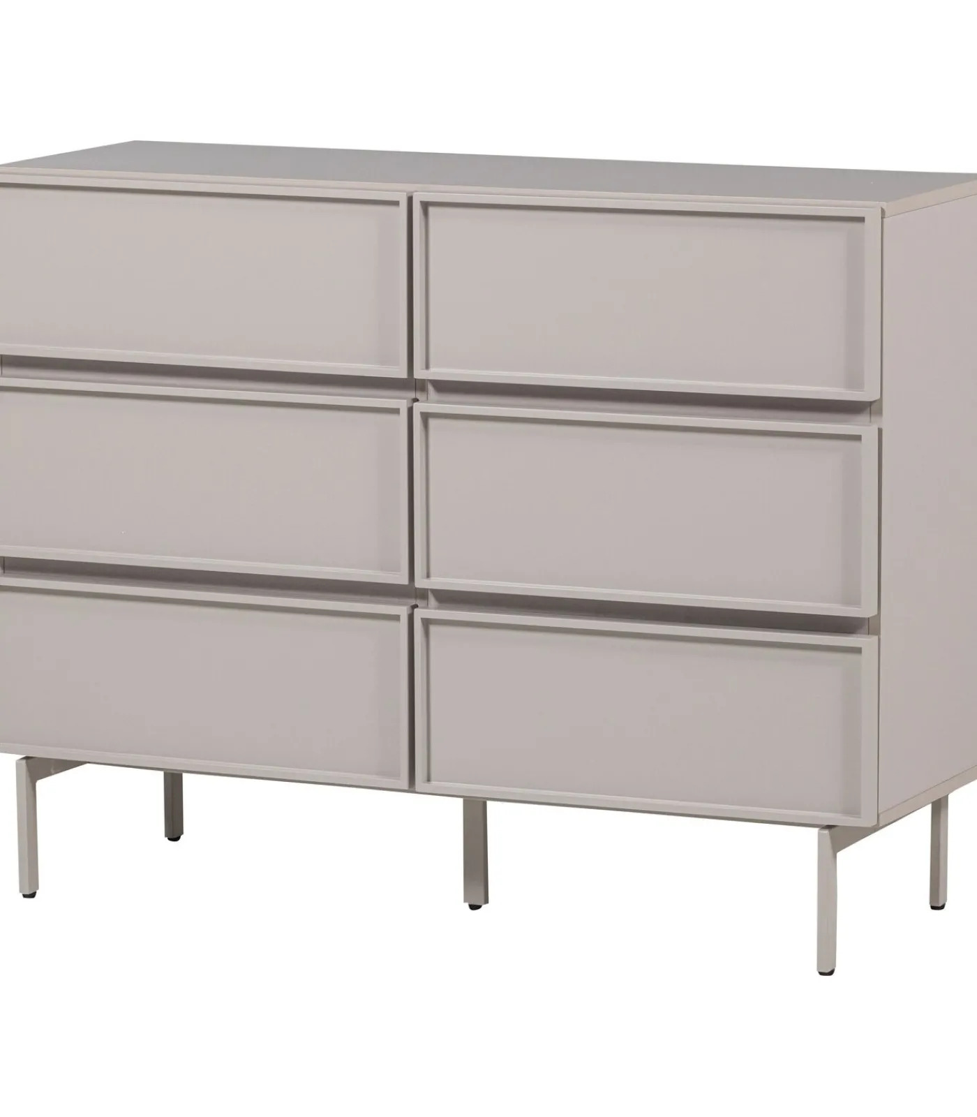 Sale Tours Ladekast 6 Lades - Melamine/ MDF - Zand - 80x120x42 Meubels