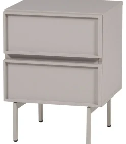 WOOOD Tours Ladekast/ Nachtkastje 2 Lades Melamine/ MDF - Zand