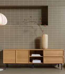 Discount Tours Tv Meubel 180 cm - Melamine/ MDF - Naturel - 51x180x42 Meubels