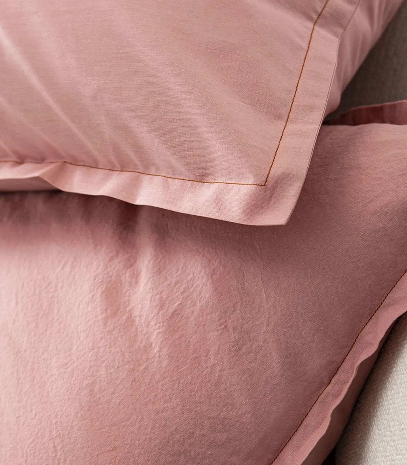 ESSIX Tout Doux - Effen katoenen kussensloop 50x70