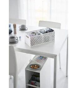 YAMAZAKI Tower Opbergmanden op wielen 3-laags - Wit