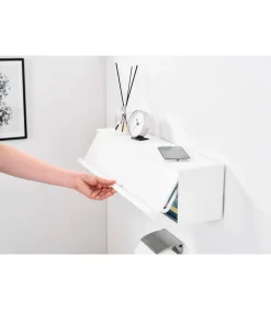 YAMAZAKI Tower Opbergvak wandmontage - Wit