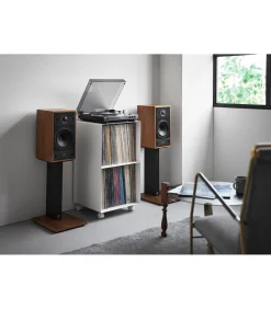 Hot Tower Platenkast 2-laags op wielen - Wit Meubels