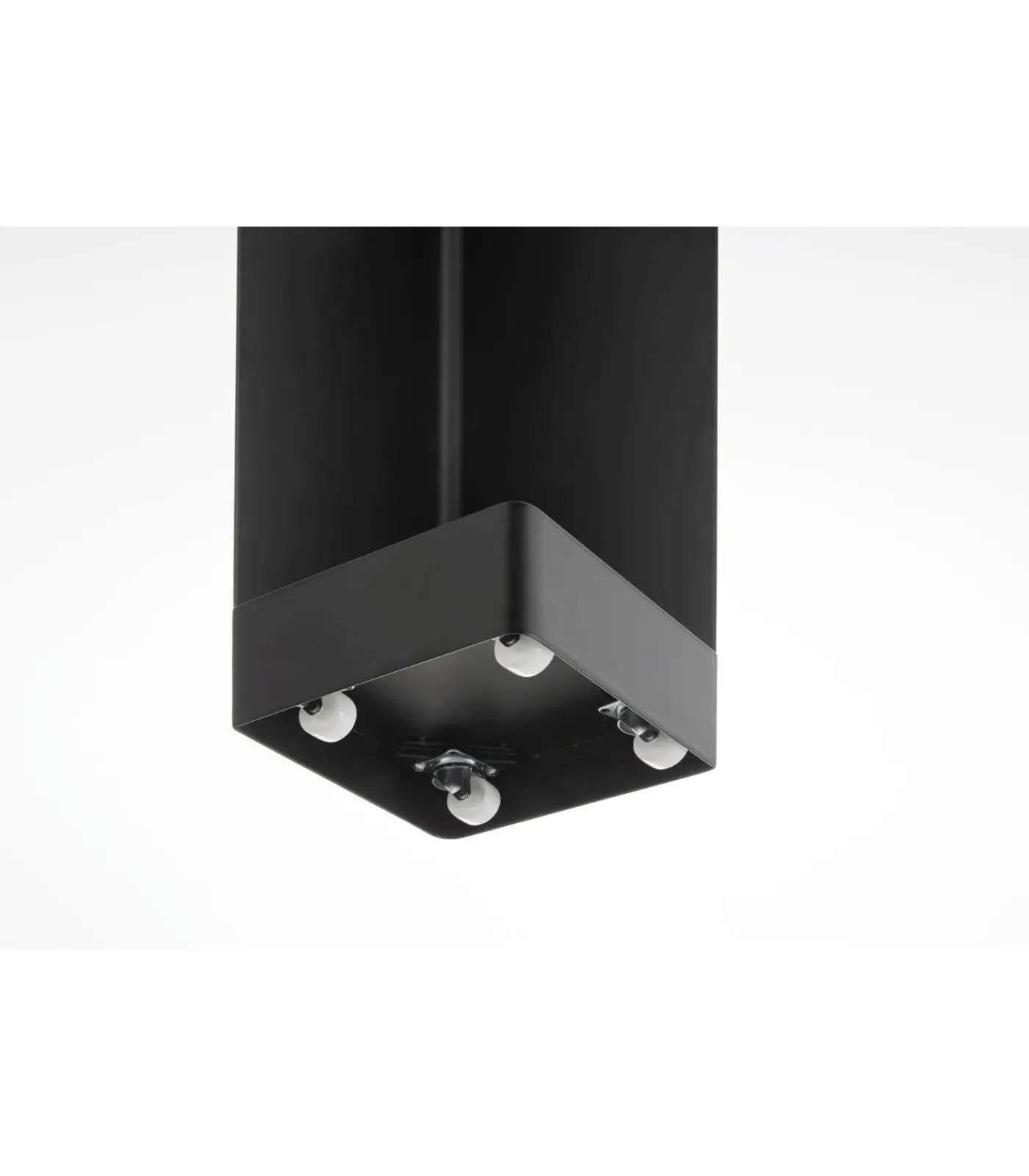 YAMAZAKI Tower Toiletrolhouder op wielen smal - Zwart