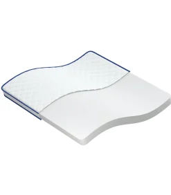 Best Traagschuimmatras 200x200x17 cm Zacht wit Matrasbeschermer