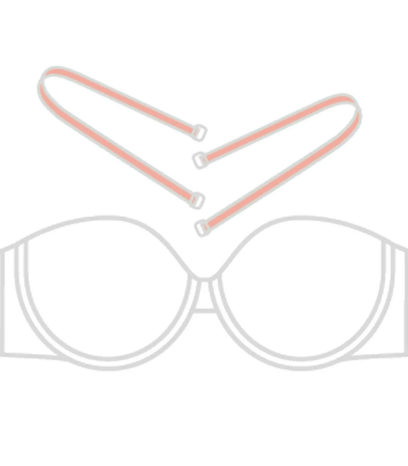 DAMES SELMARK Transparante bandjes