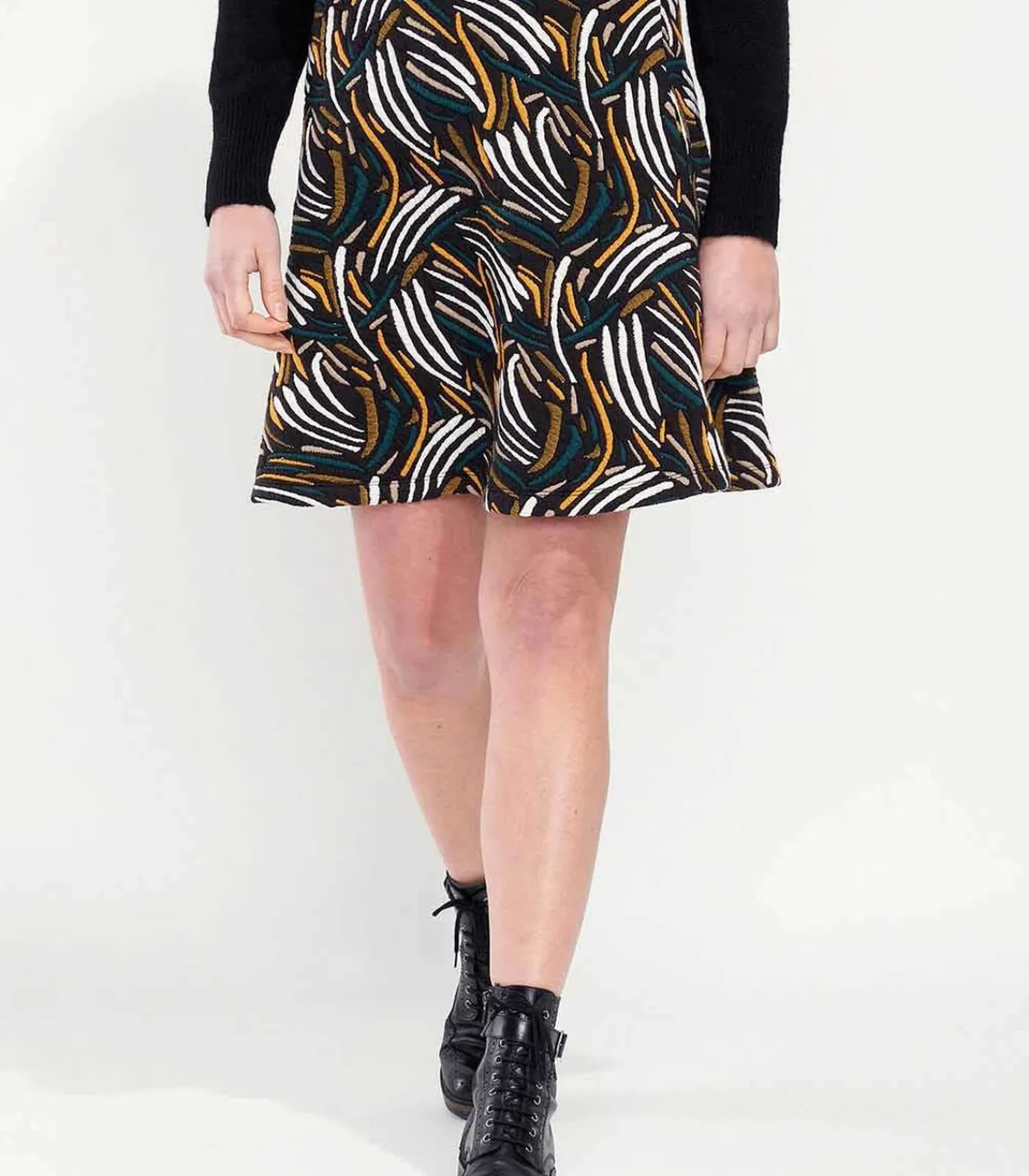 DAMES La Fiancée Trapeze rok SANIWA