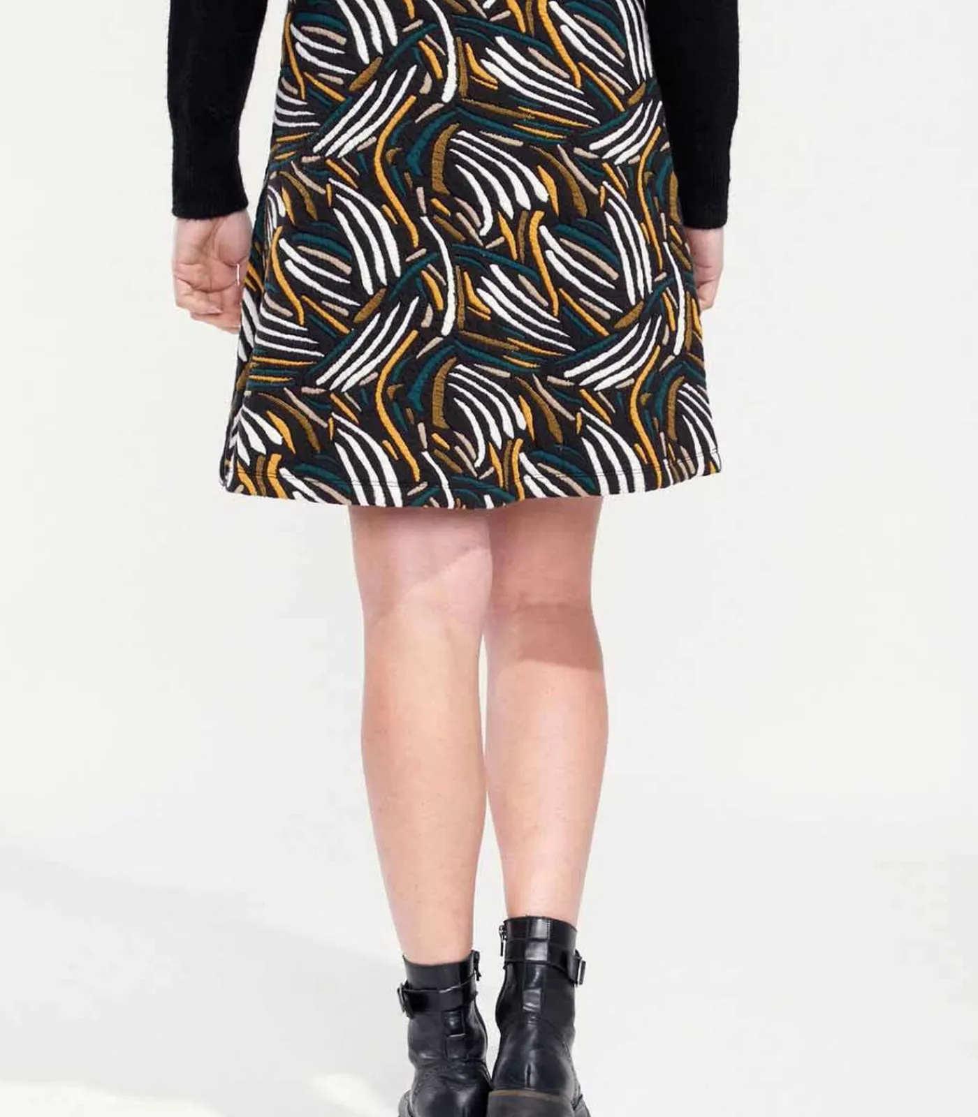 DAMES La Fiancée Trapeze rok SANIWA