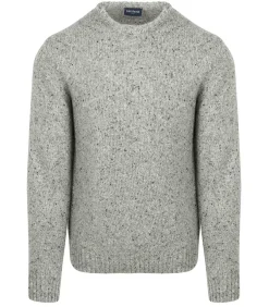 Discount Trui Donnegal Tweed Eco Wool Grijs Heren Truien & Cardigans