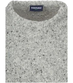 Discount Trui Donnegal Tweed Eco Wool Grijs Heren Truien & Cardigans