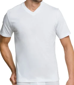 Heren SCHIESSER T-shirt American T-Shirt Set van 2