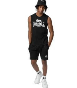 Heren Lonsdale T-shirt en shortset Allanton