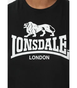 Heren Lonsdale T-shirt en shortset Allanton
