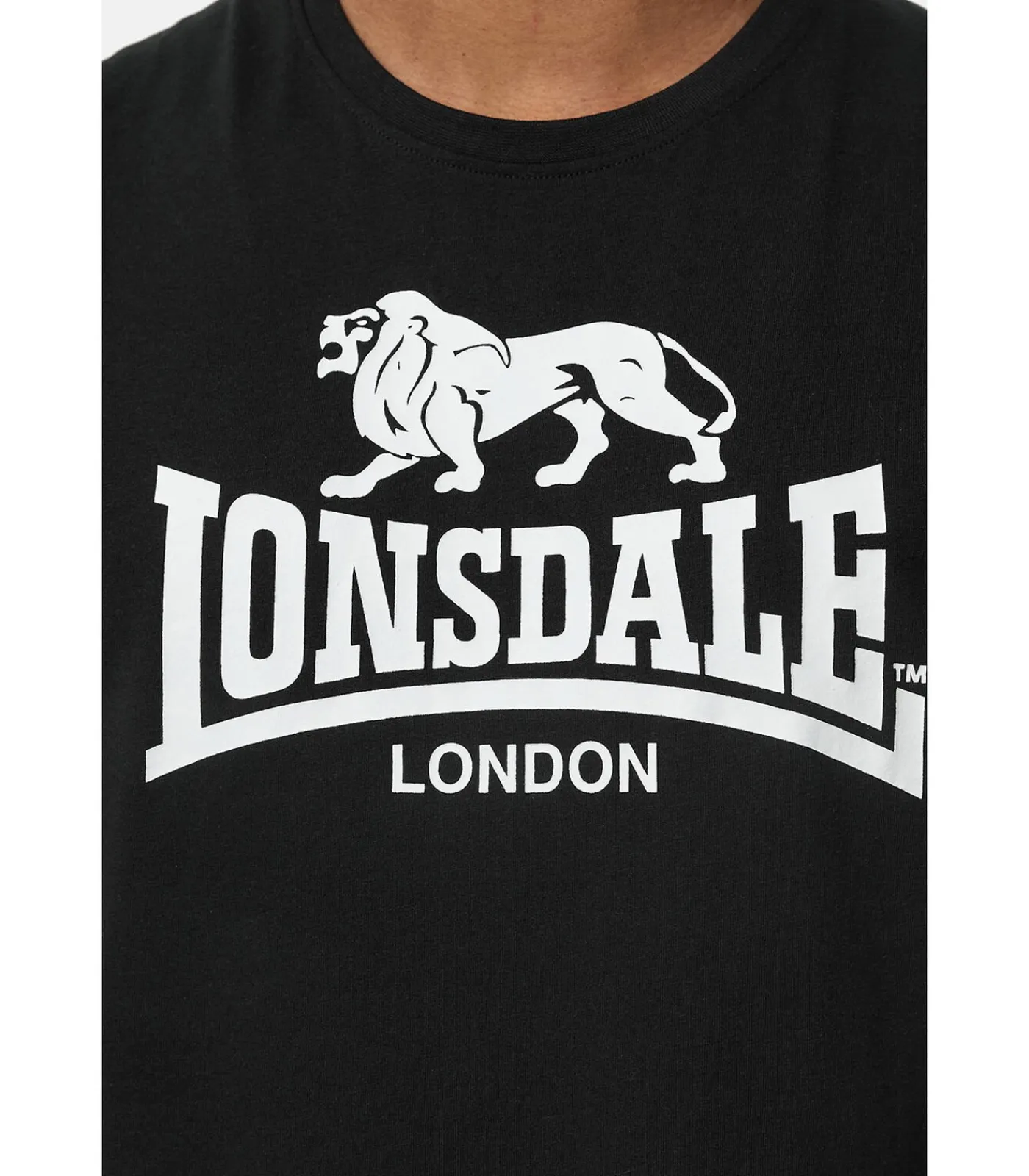 Heren Lonsdale T-shirt en shortset Allanton