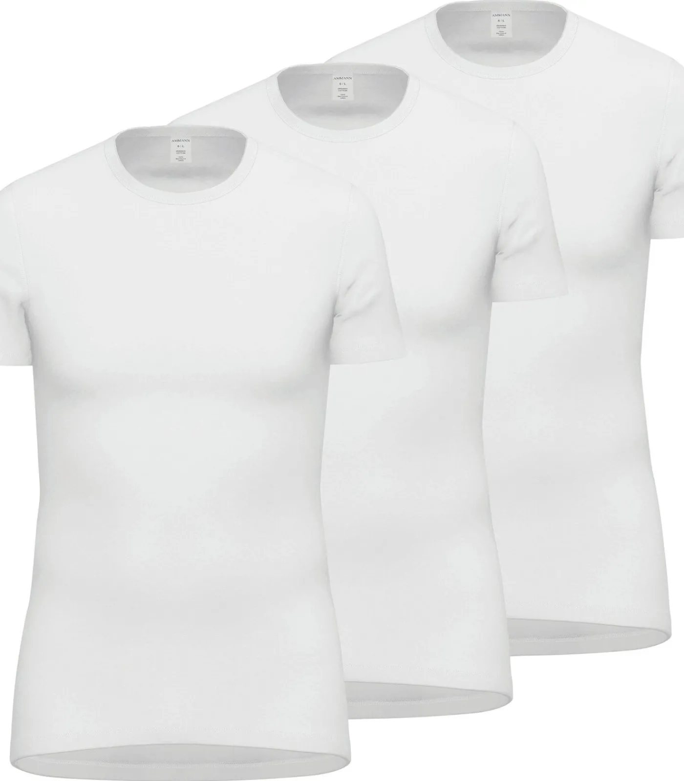Best T-shirt Feinripp T-Shirt 3P Set van 3 Heren Tops & Shirts