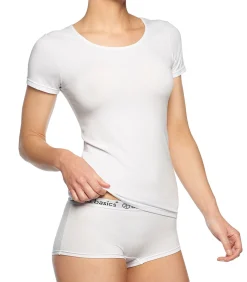 DAMES Bamboo basics T-shirt KATE Set van 2