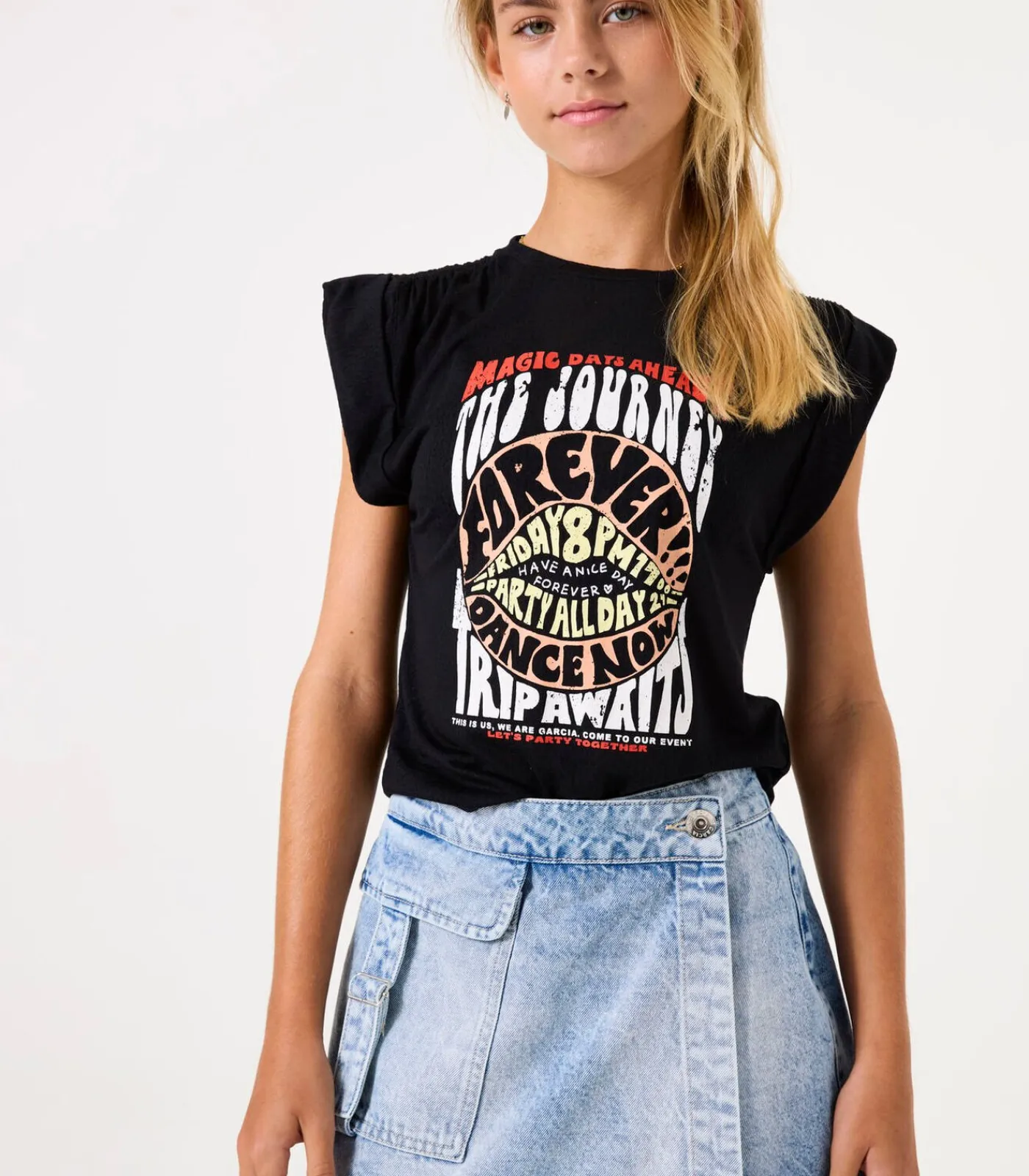 Outlet T-shirt met print Kinderen Tops