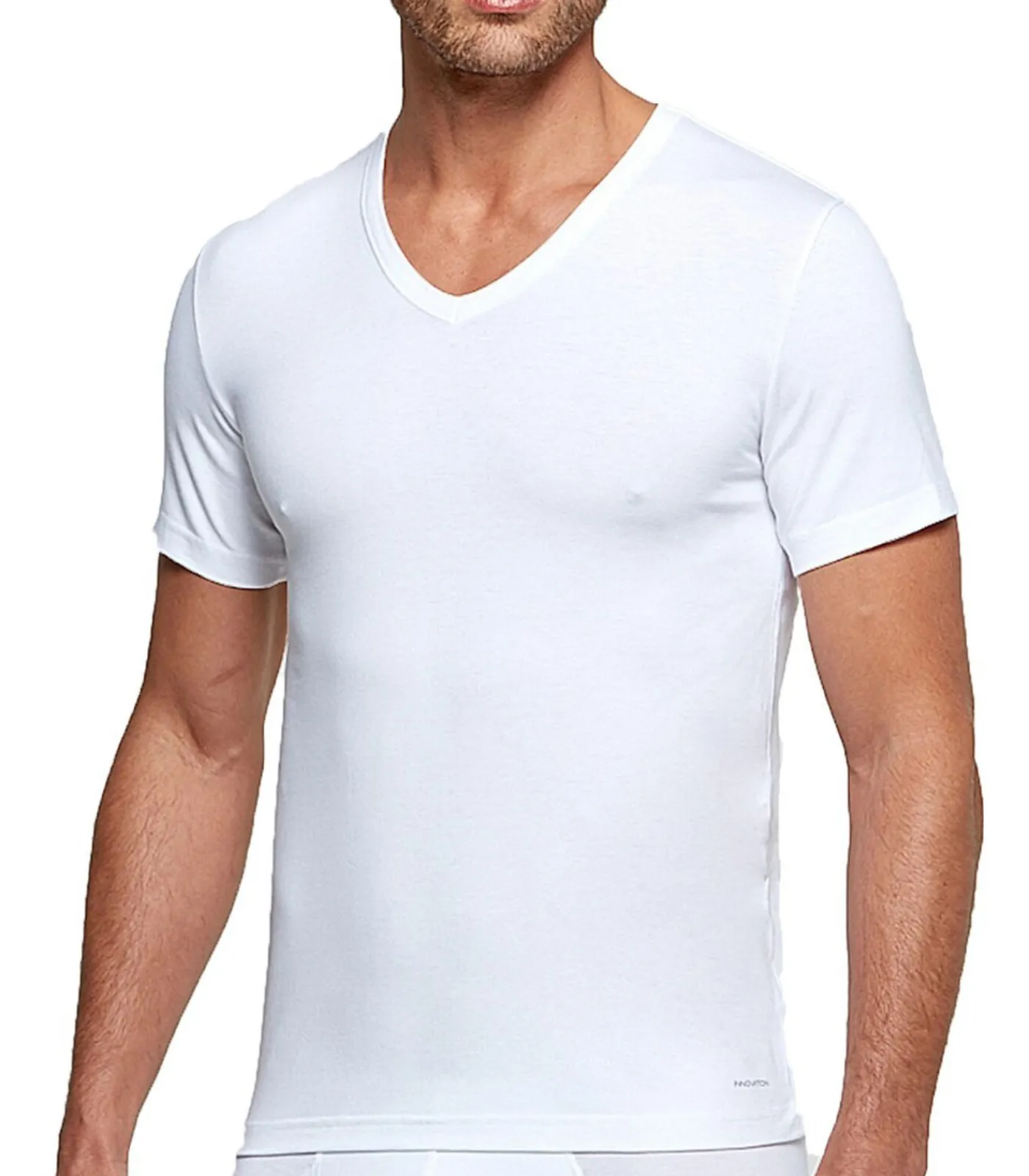 New T-shirt met V-hals met innovatieve temperatuurregeling Heren Thermisch Ondergoed